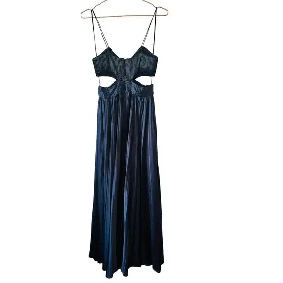 amur black pleated dress Amur Leighton Pleated Bodice Dress main image 1